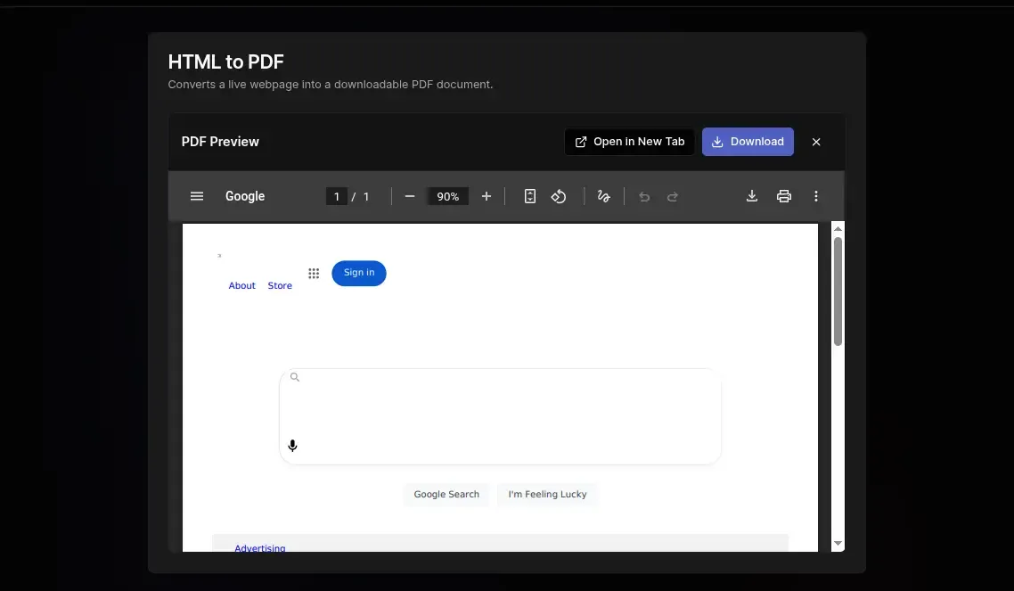 Free Online HTML to PDF Converter - Convert Webpages & URLs