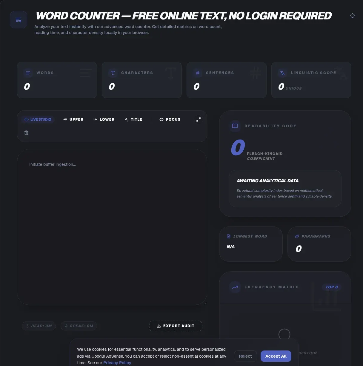Word Counter: Count Words & Characters in Your Browser