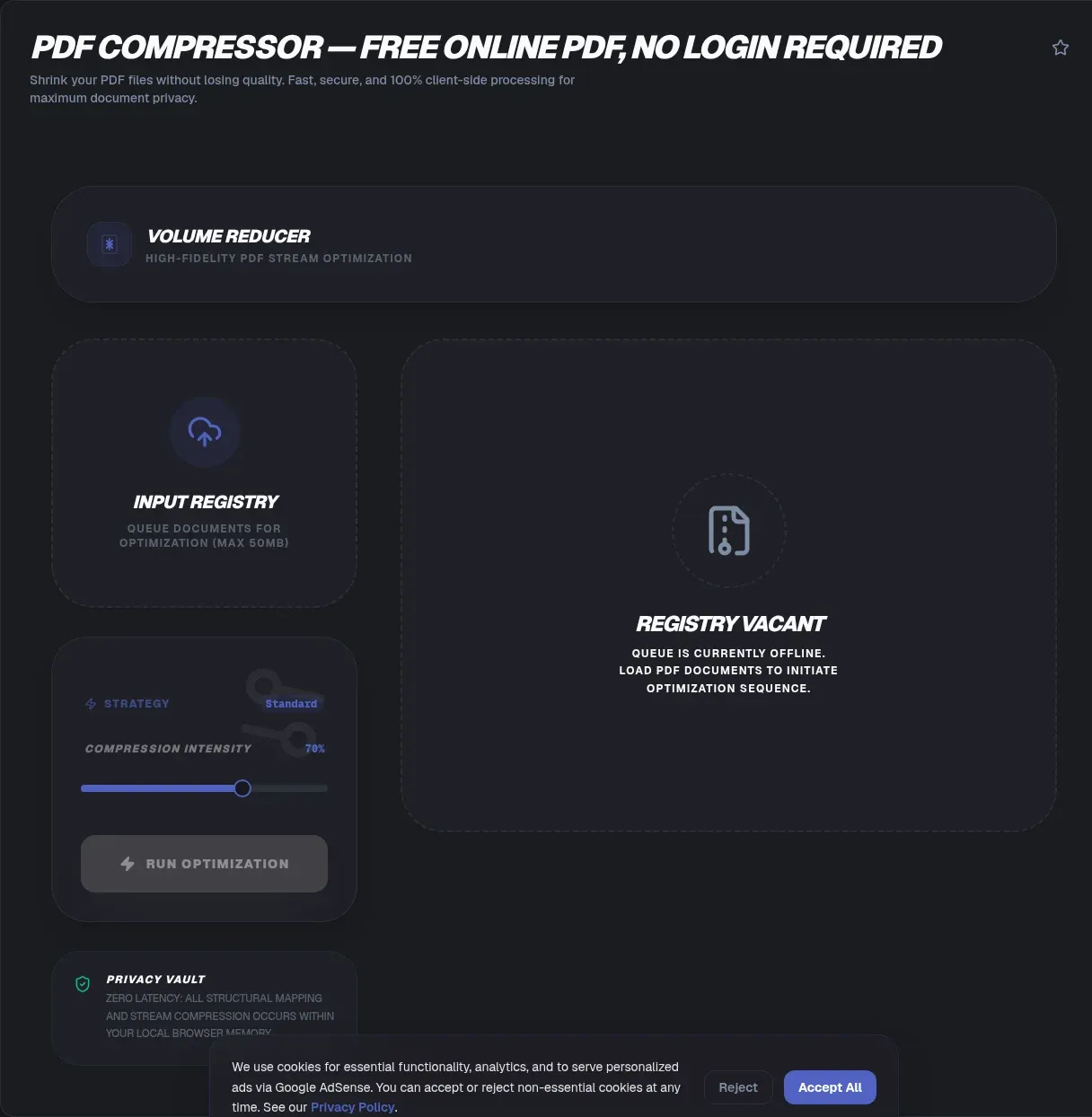 Free PDF Compressor Online - Shrink PDF Files Safely