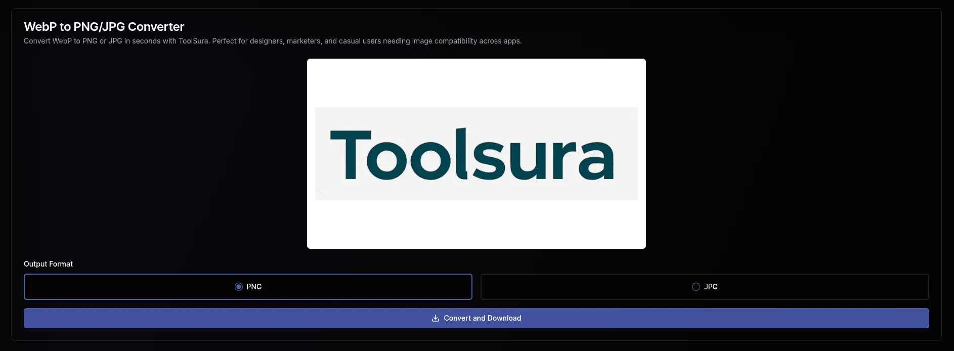 WebP to PNG/JPG Converter: Free & High-Quality Online Tool