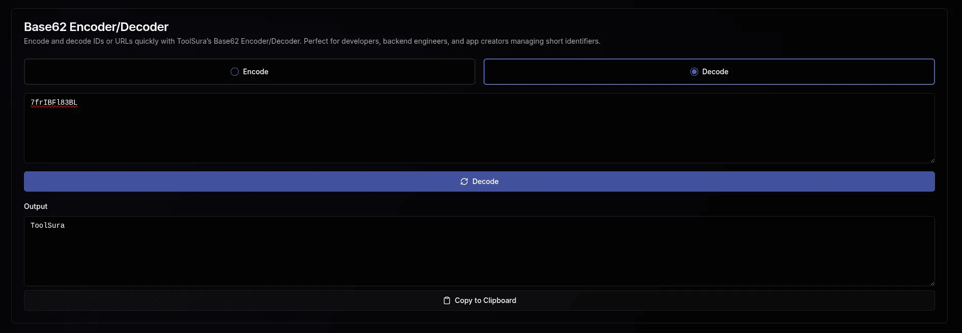 Online Base62 Encoder Decoder - Free Text Converter Tool