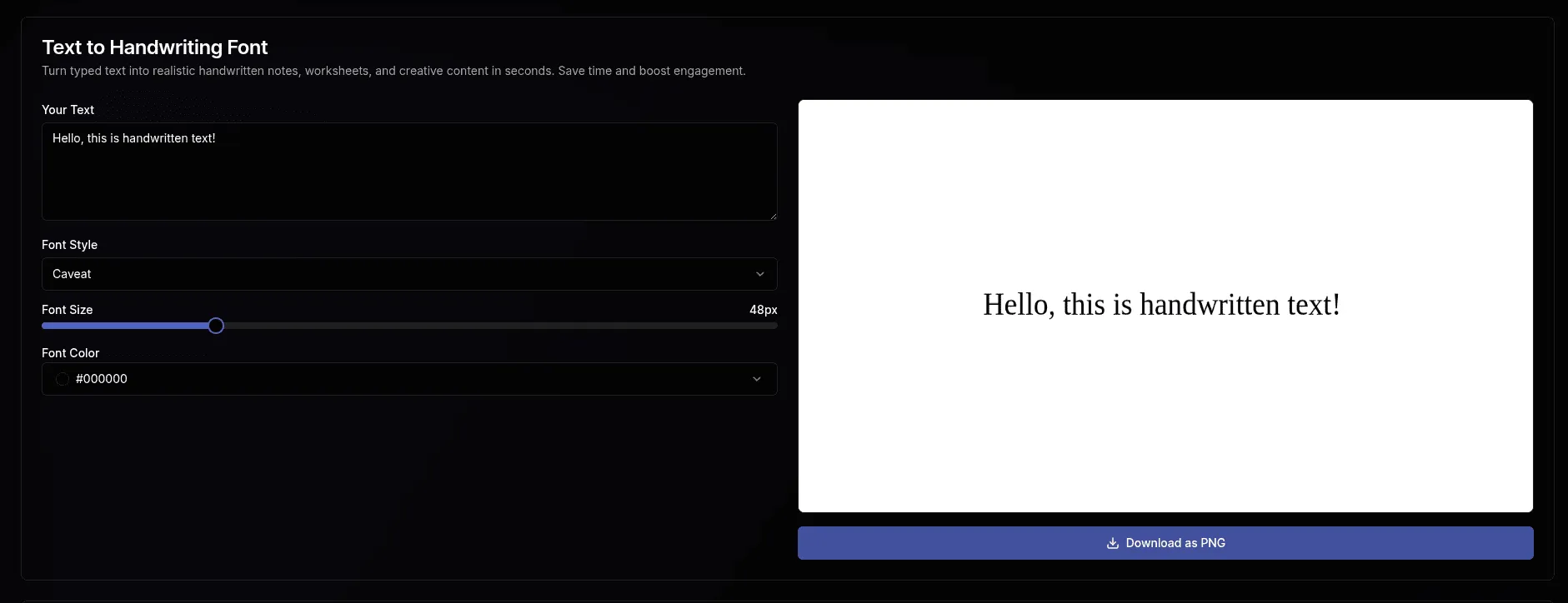 Handwriting Font Generator: Convert Text to Realistic Fonts