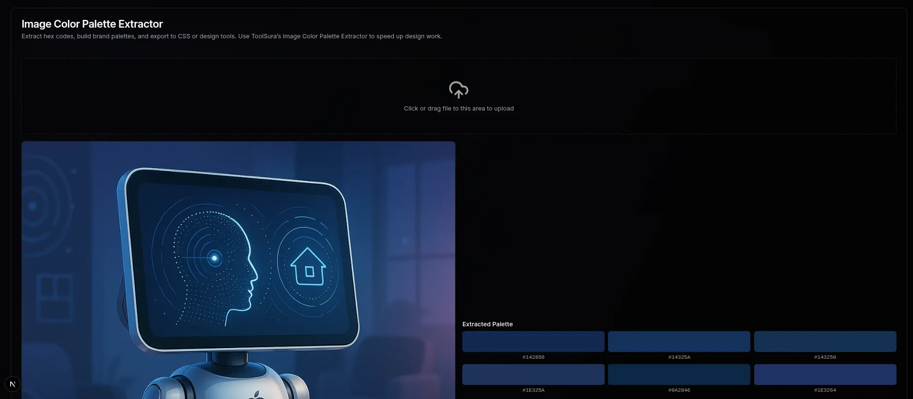 Image Color Palette Extractor - Free Online Hex Code Finder