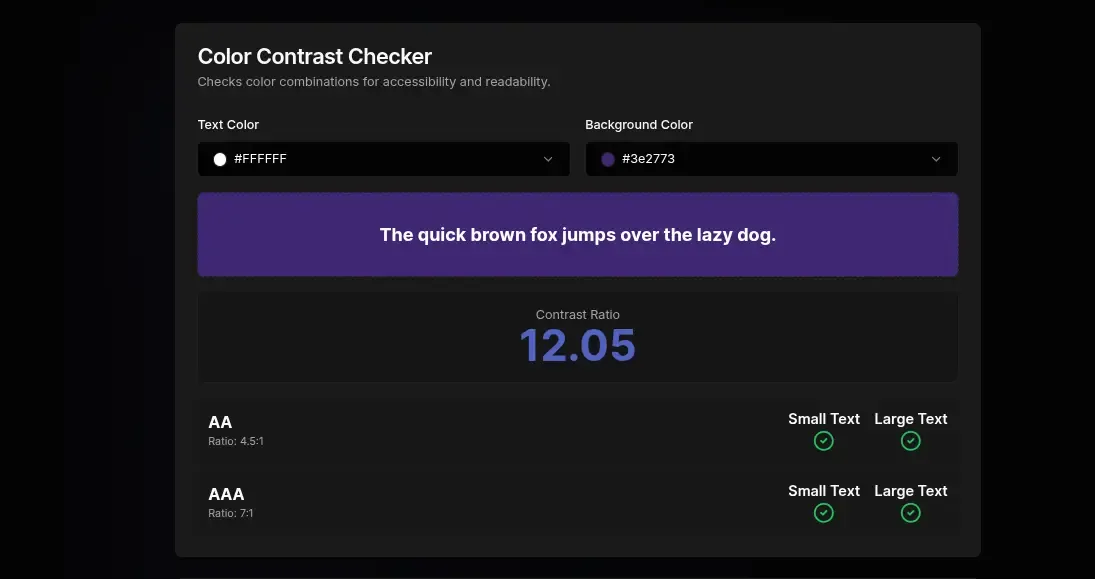 Free Online Color Contrast Checker for WCAG Accessibility