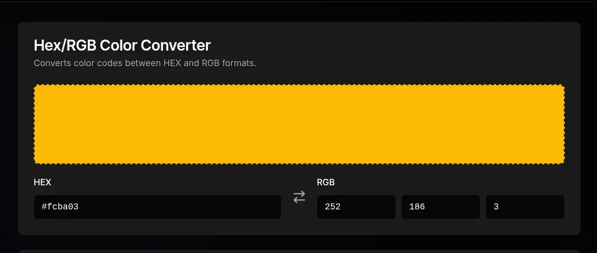 Hex to RGB & RGB to Hex Converter - Free Online Tool