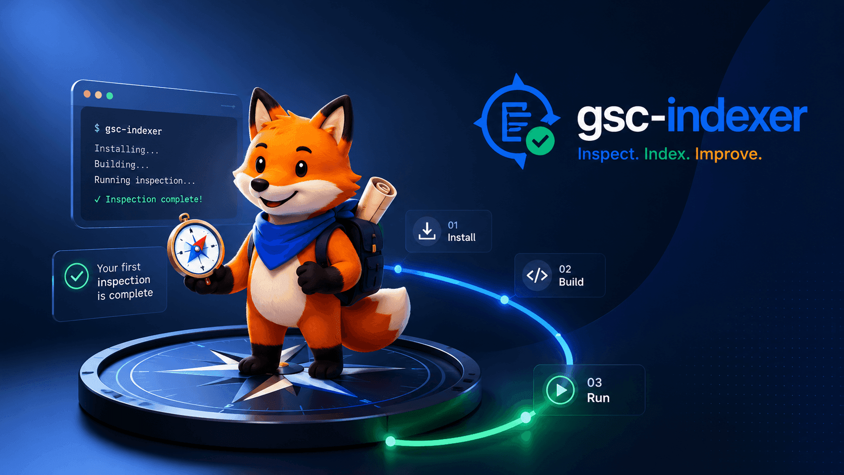 Step 3: Install, build, and run your first inspection