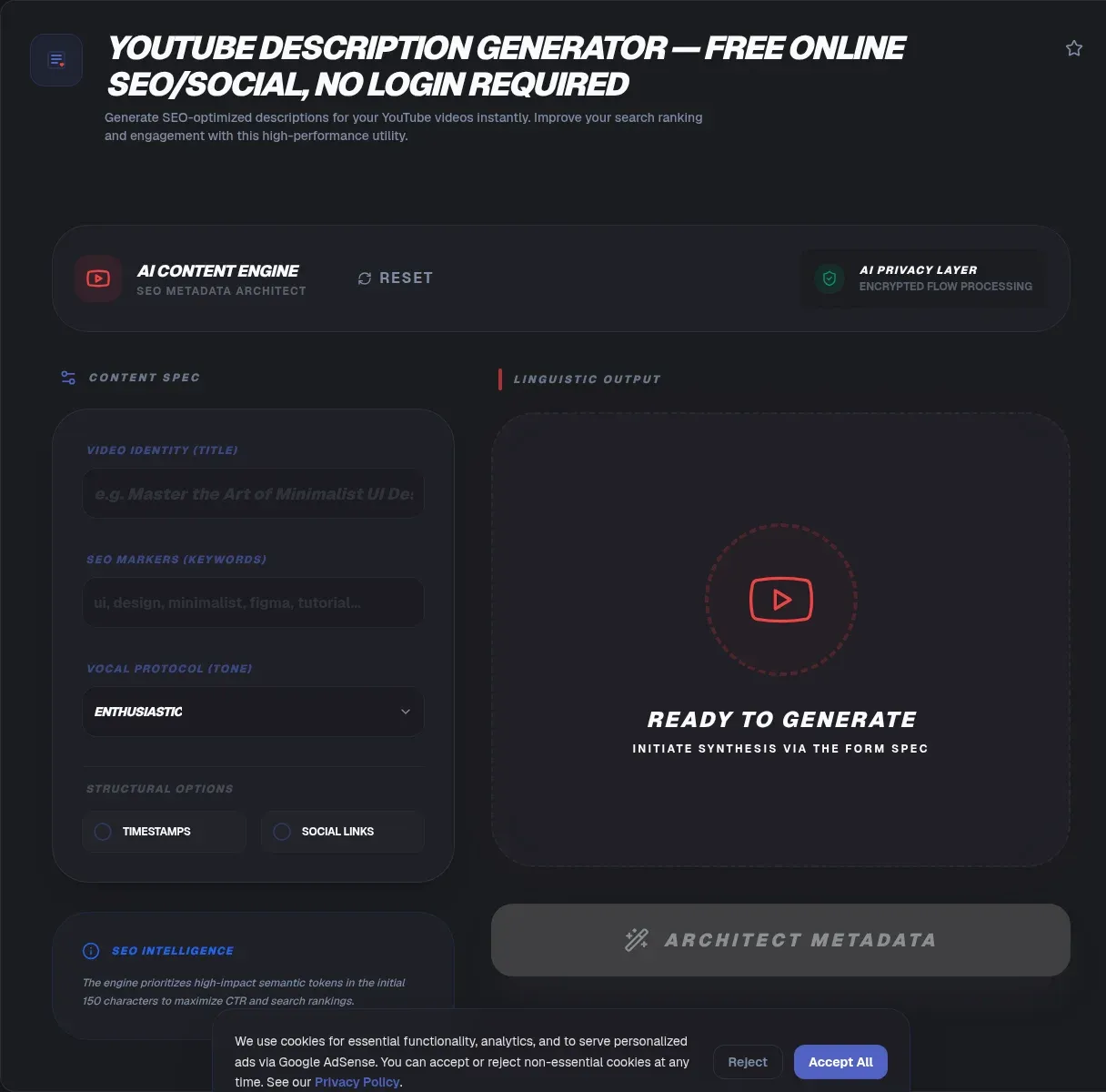 YouTube Description Generator: Draft Descriptions That Work