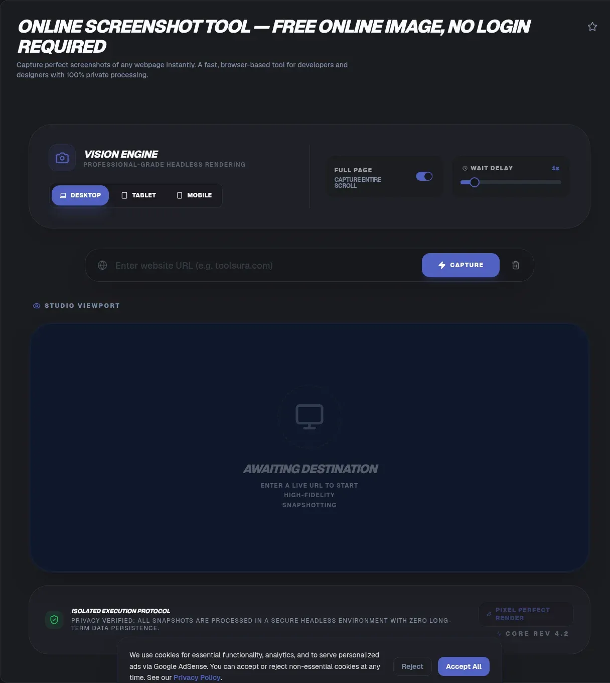Free Online Screenshot Tool: Private In-Browser Capture