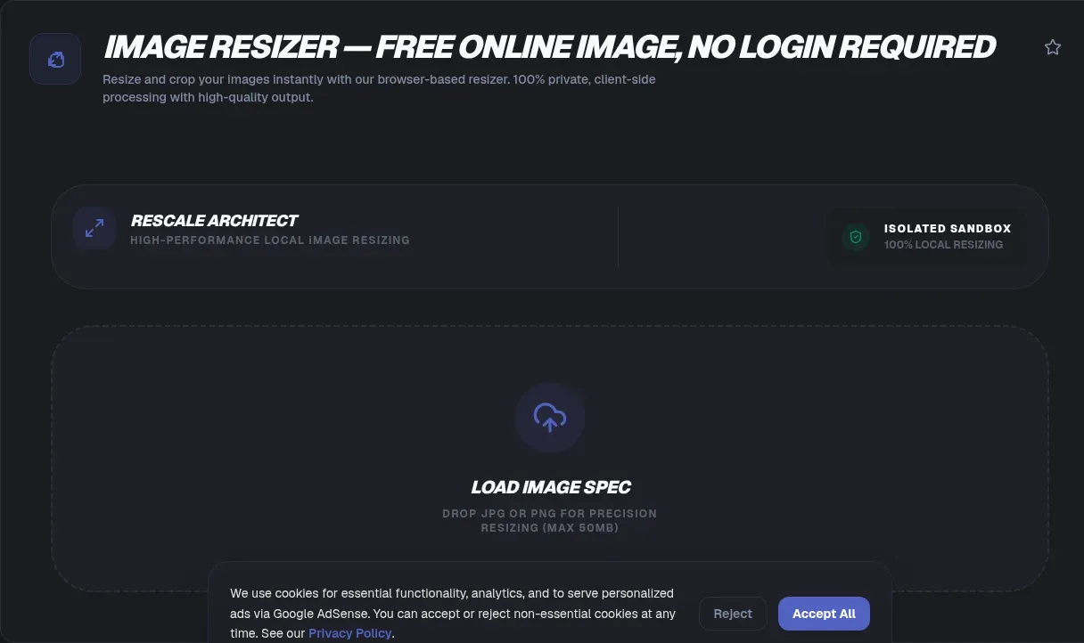 Free Image Resizer Online - Resize JPG, PNG and WebP Safely