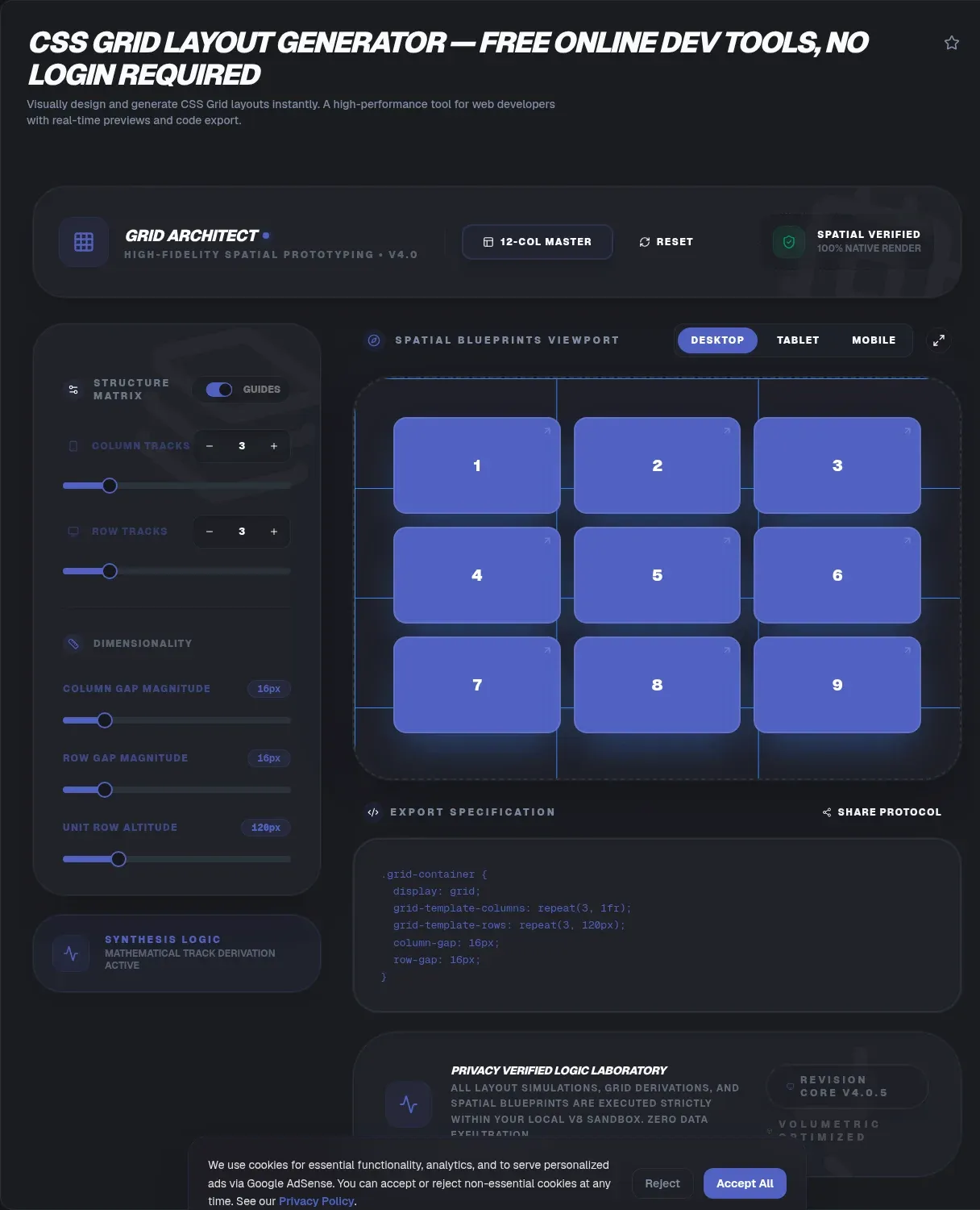 CSS Grid Layout Generator: Build Layouts Visually